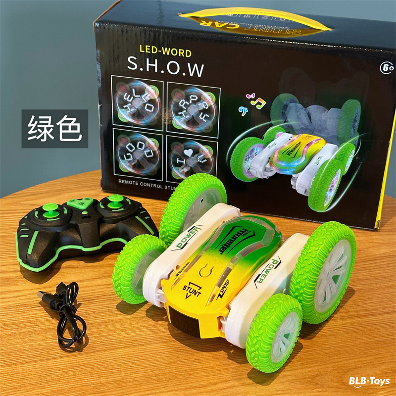 LED Flowering Colorful stunt remote control car
