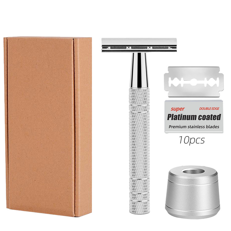 Amazon Classic Aluminum Alloy Vintage Razor Rose Vintage Shaving Razor Vintage Manual Double-Edged Blade