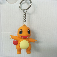 PVC小恐龙钥匙挂件 各类异形颜色可做单，双面3D玩具