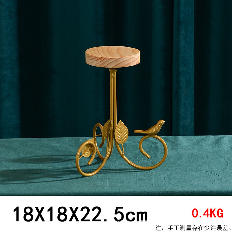 Tableta de madera para té de la tarde, mesa de comida fría, mesa de postres de boda, estante de exhibición, accesorios decorativos, estante de pastel image 8