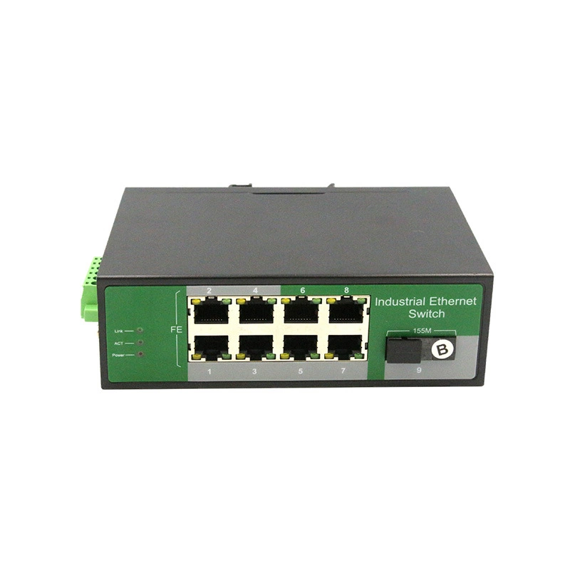 100M 1 Light 8 Electric Industry -level POE Switch 1+8 All/Half Double Workers Adaptive Storage forwarding Switch