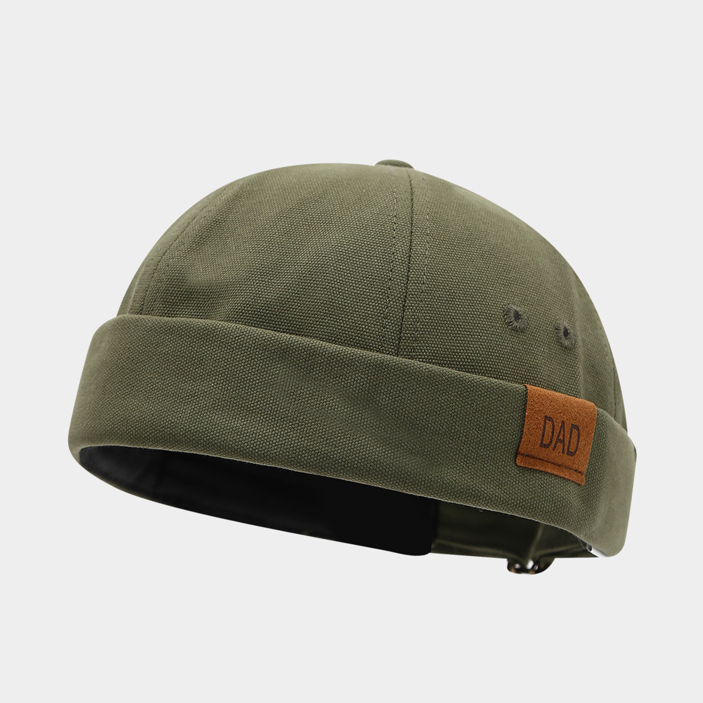 Sombrero de mujer de Moda de Primavera nuevo sombrero de melón retro sin ala estilo coreano versátil sombrero de piso de los hombres de la calle hip hop yuppie sombrero