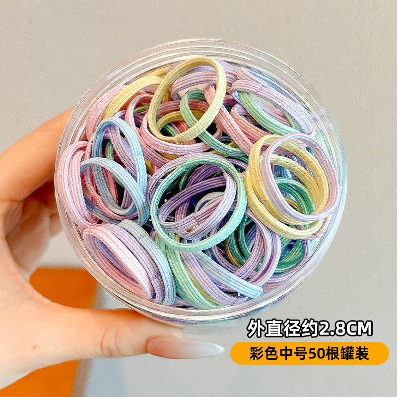 2025新款儿童彩色高级感发绳扎马尾小揪揪橡皮筋高弹力防滑不伤发|undefined