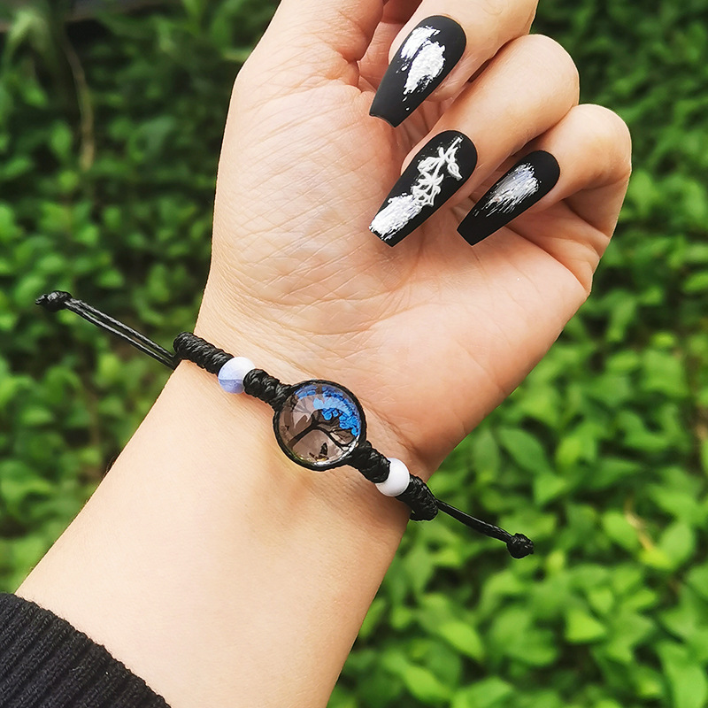 1 Piece Ethnic Style Flower Glass rope Womenu0027S Bracelets