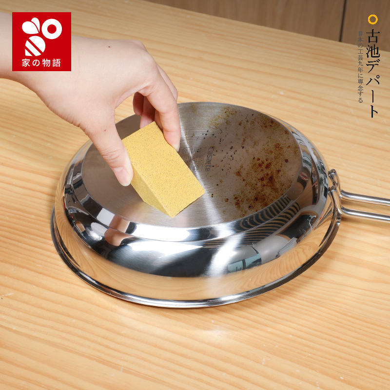 Japanese Household Story Eraser Cleaning Eraser for Faucet Scale Removal Kitchen Tool Descaling Brush for Home Use