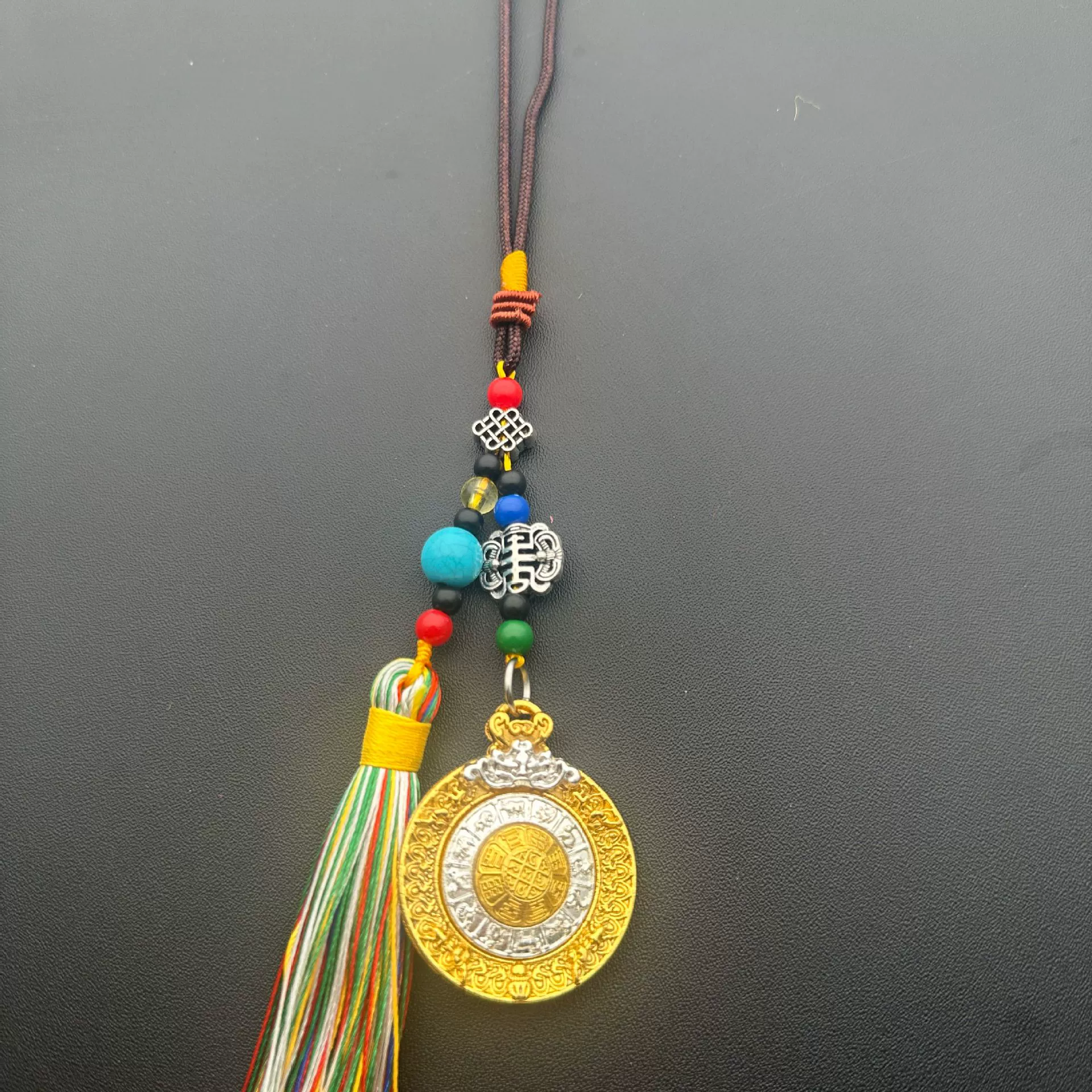 Double-sided pendant, ethnic accessory, Chinese horoscope, ethnic style