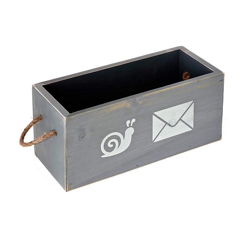 Rustic Desktop Countertop Organizer For Home Office And Bathroom_voghion.com