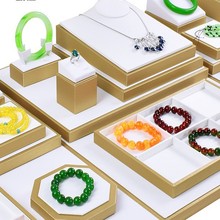 珠宝展示道具玉器翡翠手镯托盘展柜项链戒指架饰品首饰陈列展示架