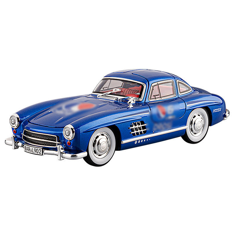 Modelo de Auto de Aleación 1:24 300SL con Impulso por Retroceso y Sonido image 5