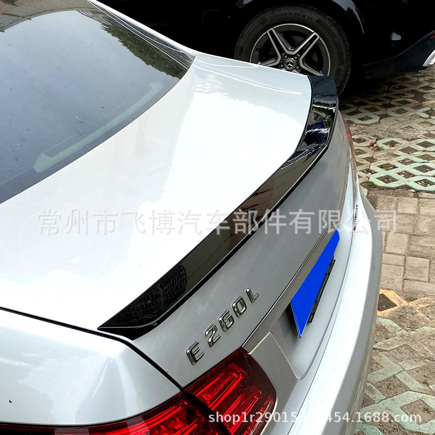 Suitable for Mercedes-Benz E-Class Four-Door W212 E200 E260 2008-2015 Rear Wing Fixed Wing Spoiler Modification