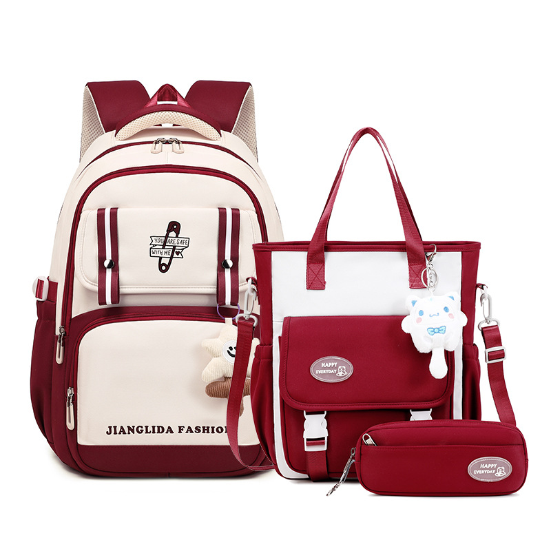 레드 3종 세트 [흰 고양이 포함]