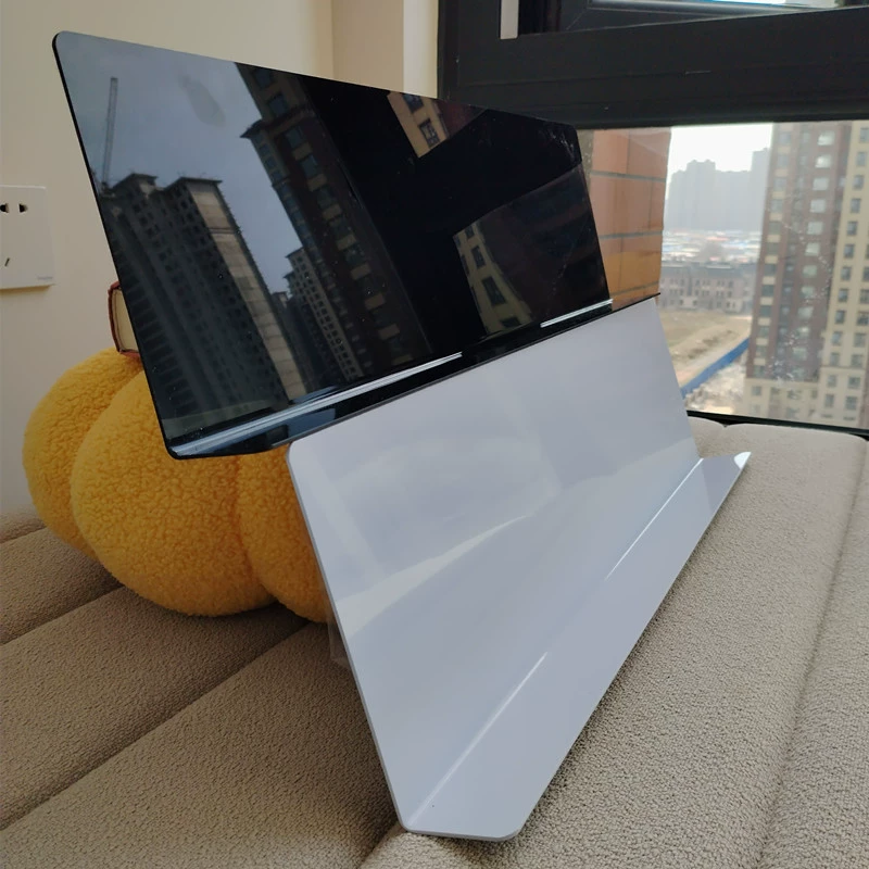 Черно-белая перегородка из ПВХ толщиной 1,8 мм, противокошачья крышка, нижняя часть кровати, балкон, диван, зазор, настольная перегородка, пластик