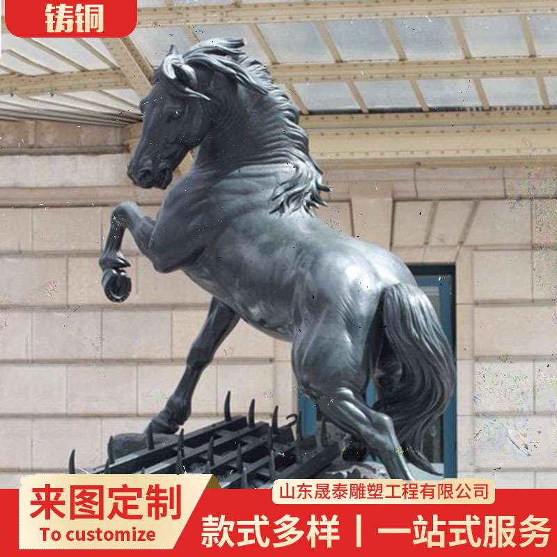 铸铜动物牛人物人文雕塑摆件 商业步行街景观雕塑铸铜雕塑厂家