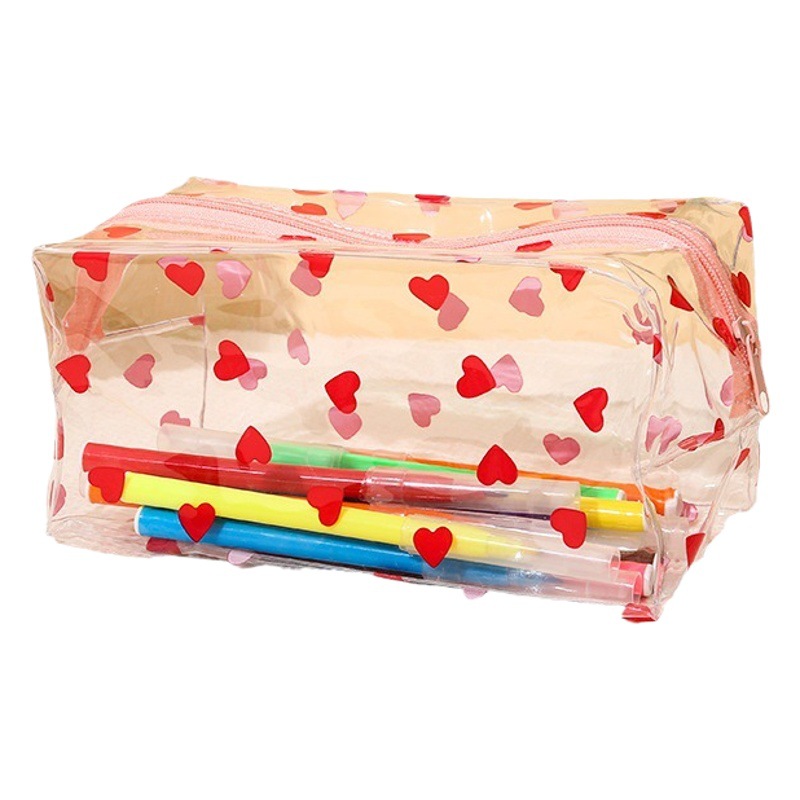 PVC Hyuna flor bolsa de cosméticos de lavado impermeable bolsa de viaje bolsa de almacenamiento de baño de pvc bolsa de almacenamiento de natación aprobación del fabricante