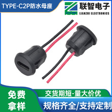 type-c2P��ˮ�����A��ĸ��3.1 2о����ʽUSB����IP67��ˮ�ɼӶ���