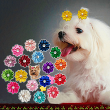 H 48881 Polyester Ribbon Multi Angle Flower DIY Pet
