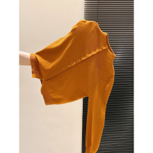 显白多巴胺半高领软糯宽松显瘦开衫女秋冬季长袖针织打底毛衣上衣