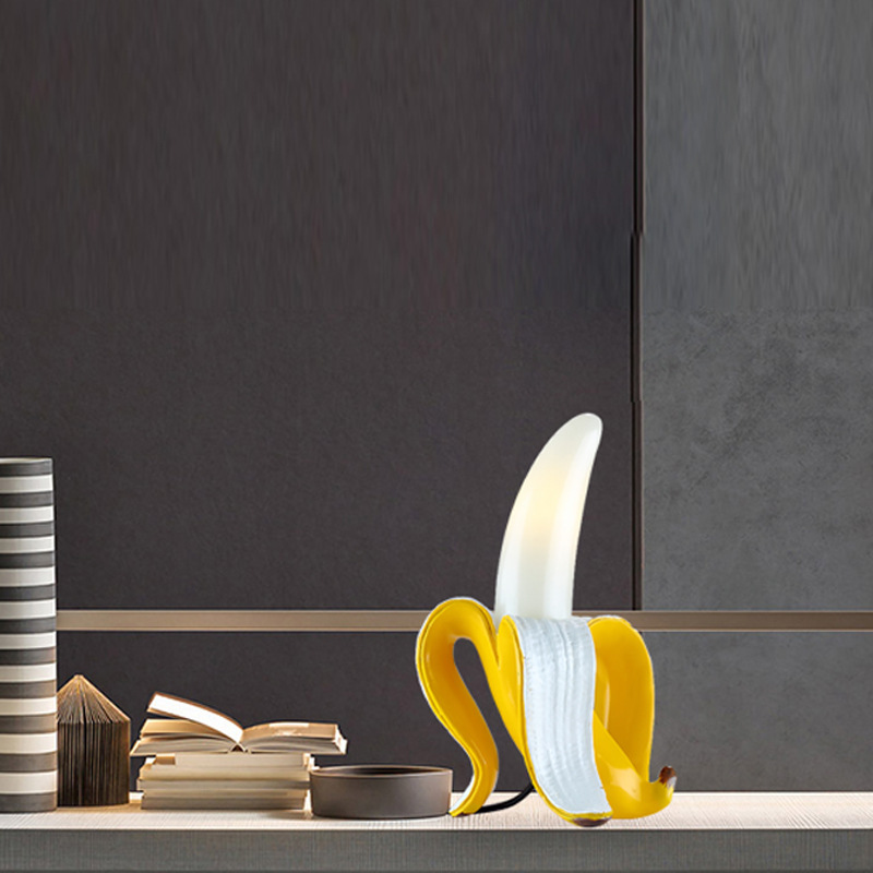Cross-Border Banana Table Lamp Italian Design Nordic Creative Bedroom Bedside Room Night Light Decoration Christmas Gift