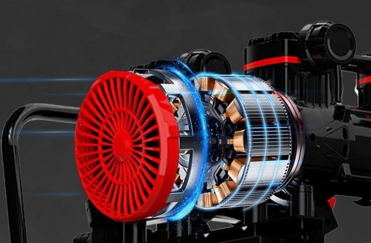 Ruicheng air compressor small air compressor oil-free silent 220V woodworking painting air pump