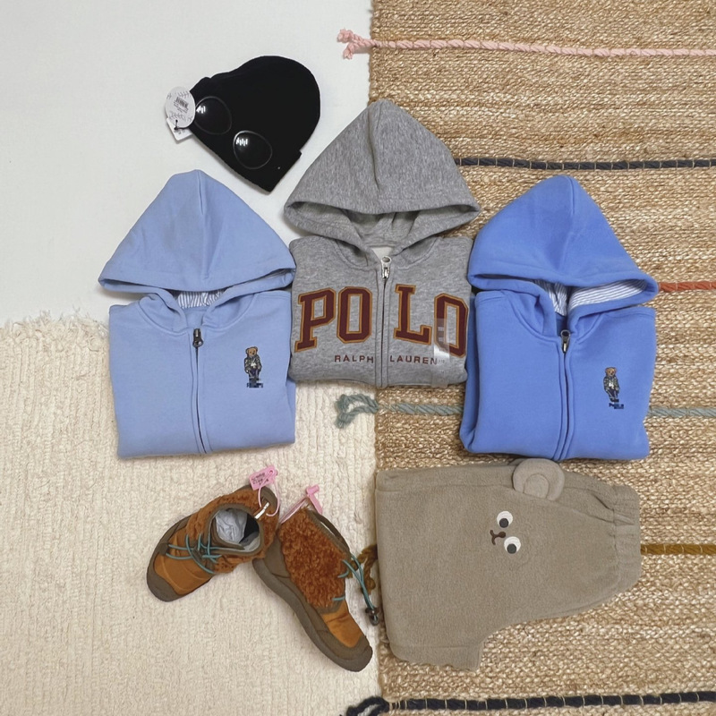 (in Stock) Laff Fleece-Lined Hooded Sweatshirt Children's Jacket (in Stock) Laff Fleece-Lined Hooded Sweatshirt Children's Jacket