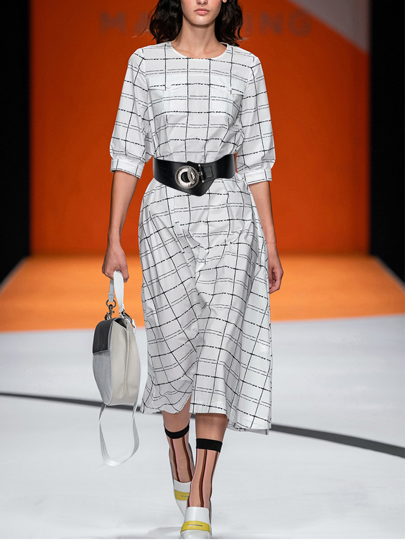 Nuovo cappotto ultra largo con coprivita, versione coreana Cintura elastica in vita versatile, decorazione da donna con gonna maglione_voghion.com