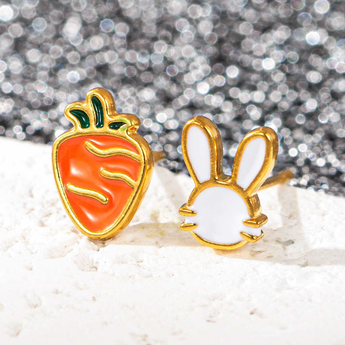 5g Weight 304 Stainless Steel Ear Needle Material 18K Gold Plated Plating Material Ear Studs Classification 1 Pair Quantity Daily Occasion Titanium Steel Material U Shape, Four Leaf Clover, Heart Shape Pattern All Seasons Season Women's Gender Elegant Style 1 Pair Elegant U Shape Four Leaf Clover Heart Shape Titanium Steel 18K Gold Plated Ear Studs 11