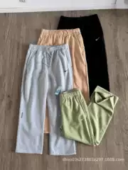 25 Spring Fall Overseas Hot Seller Small Swoosh Nocta Collab Couple's Fleece Loose Straight Leg Knit Sweatpants