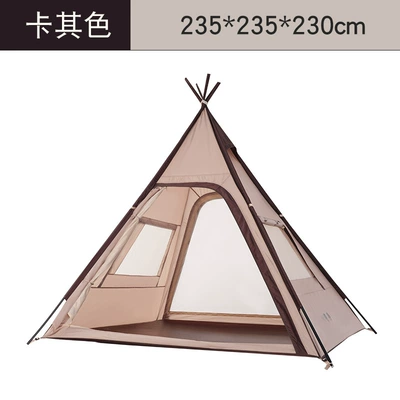Çadırlar – Explorer Tent Indian Yurt - indian-account-four-tube-khaki-1124-5-8-people-need-to-build