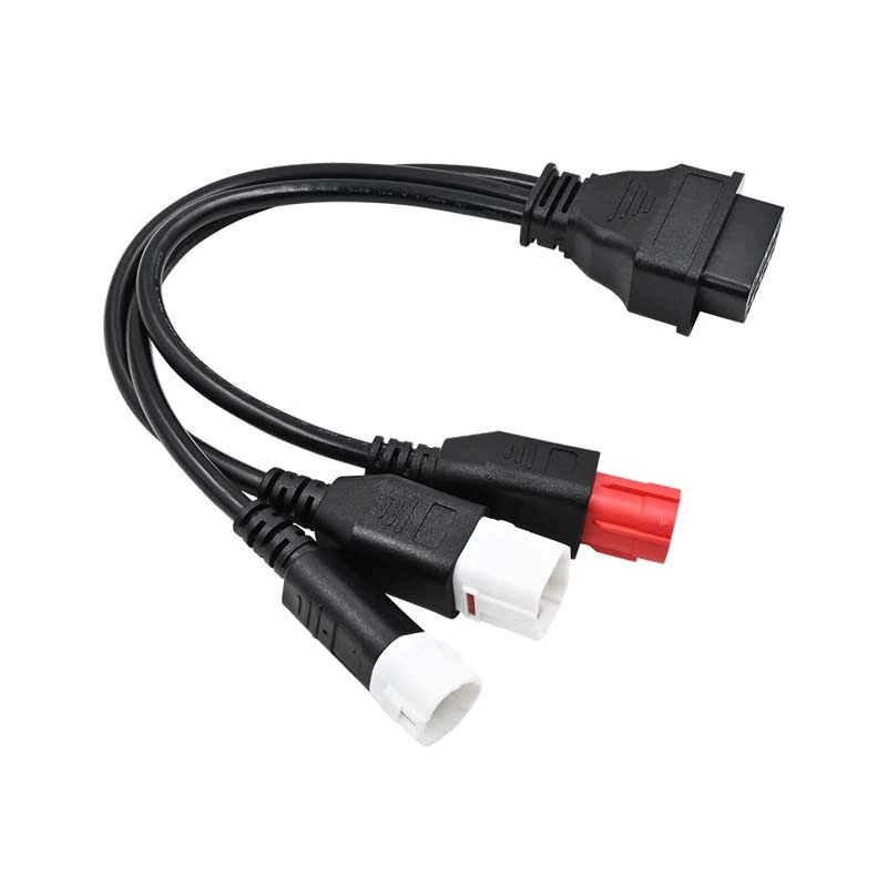 Адаптер OBD для мотоциклов Yamaha (3-контактный/4-контактный), адаптер OBD Yamaha «один на три».