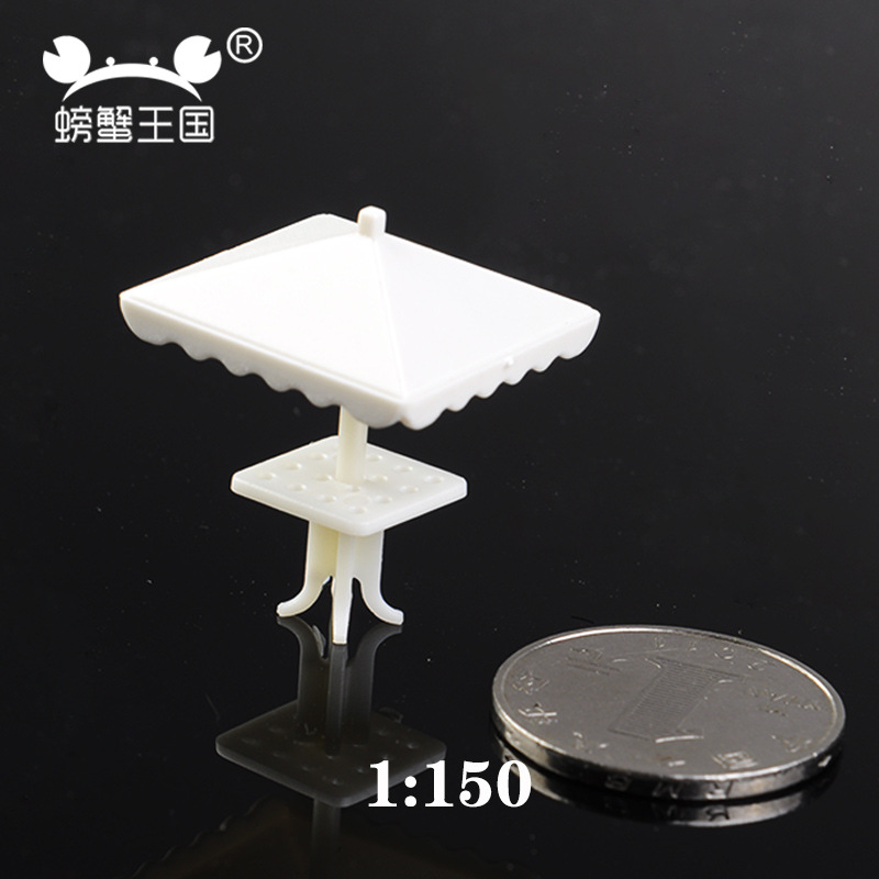 DIY material de mesa de arena modelo de escena modelo paraguas de sol paraguas de vacaciones paraguas de cafetería