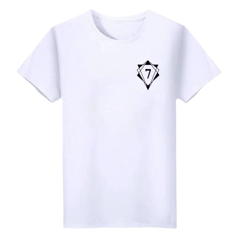 Camiseta de los hombres de verano de moda cómodo suéter estudiante superior estilo coreano slim fit manga corta todo partido simple hombres