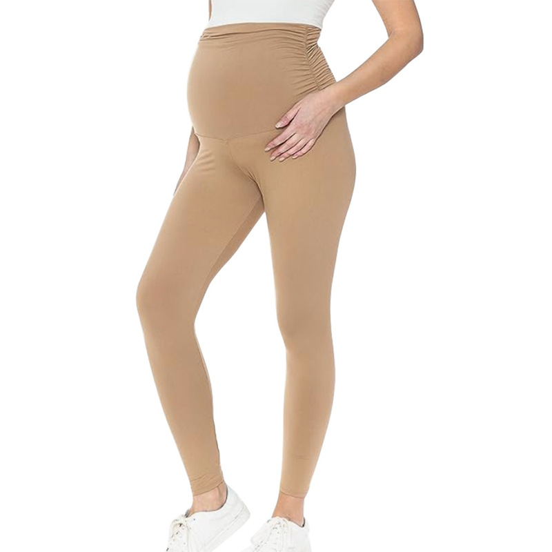 Amazon new maternity pants yoga pants women's sports pants elastic elastic belly support pants cross-border maternity pants 8 colors Amazon new maternity pants yoga pants women's sports pants elastic elastic belly support pants cross-border maternity pants 8 colors