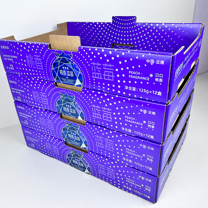 Caja de Cartón para Frutas, Impermeable, Personalizable, para Regalos y Embalaje