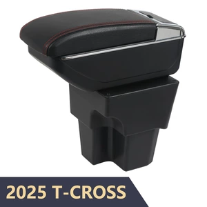 Suitable for 2025 T-CROSS car central armrest box interior modification accessories