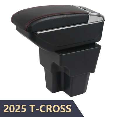 Suitable for 2025 T-CROSS car central armrest box interior modification accessories