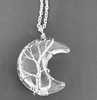 Organic pendant handmade, cute universal crystal necklace
