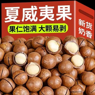 夏威夷果坚果新大颗粒奶油5g年干果零食整箱5斤批发旗舰店