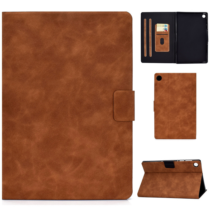 For Samsung Galaxy Tab A8 flat protective case SM-X200 thin 10.5 inch X205 anti-drop leather case