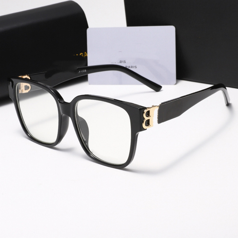 New Model Double B0104S High Version Acetate Eyeglass Frame for Street Photography Without Makeup, Suitable for Prescription Lenses, Large Frame Makes Face Look Smaller
