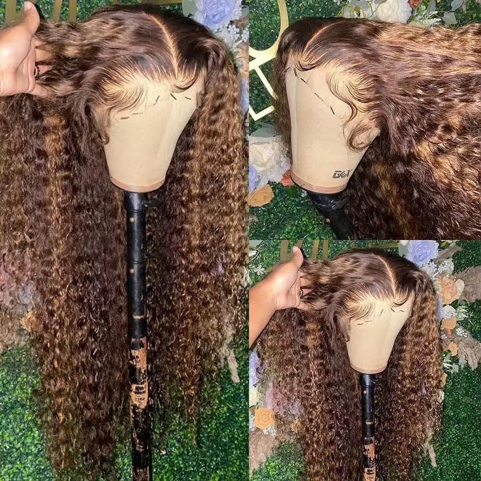 Front Lace Long Curly Wig 2