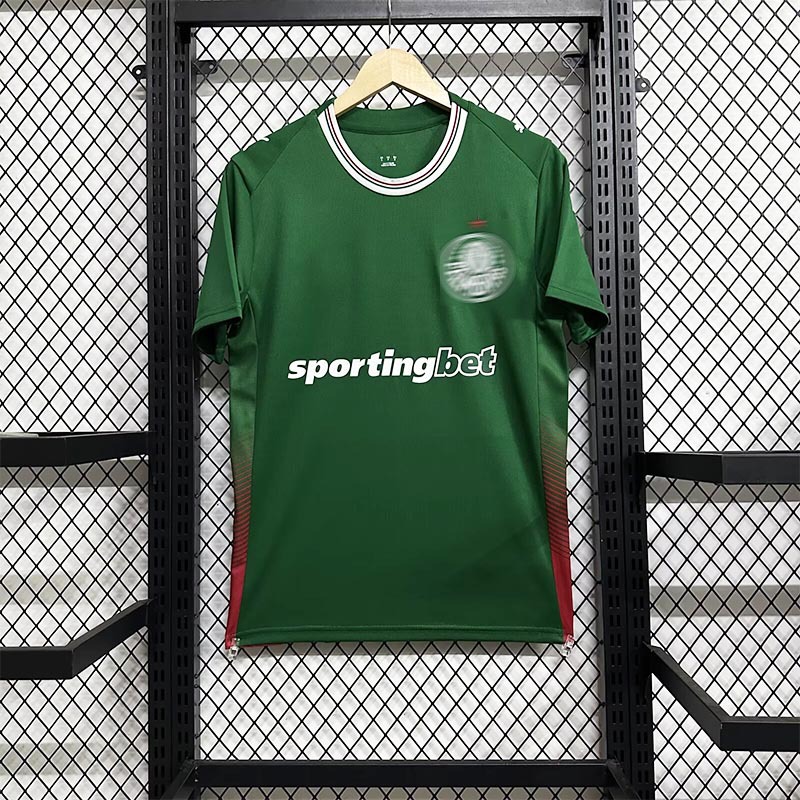 Camiseta de Fútbol del Palmeiras de Poliéster Personalizable y Manga Corta para Deportes
