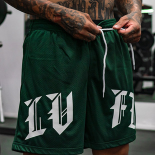 Quick-drying Sports Fitness Shorts Summer Thin Men's Breathable Loose Casual Shorts Running Training Casual Pants