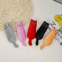 跨境新款宠物玩具猫咪玩具超柔布鱼抱枕自嗨猫薄荷布偶玩偶宠物用