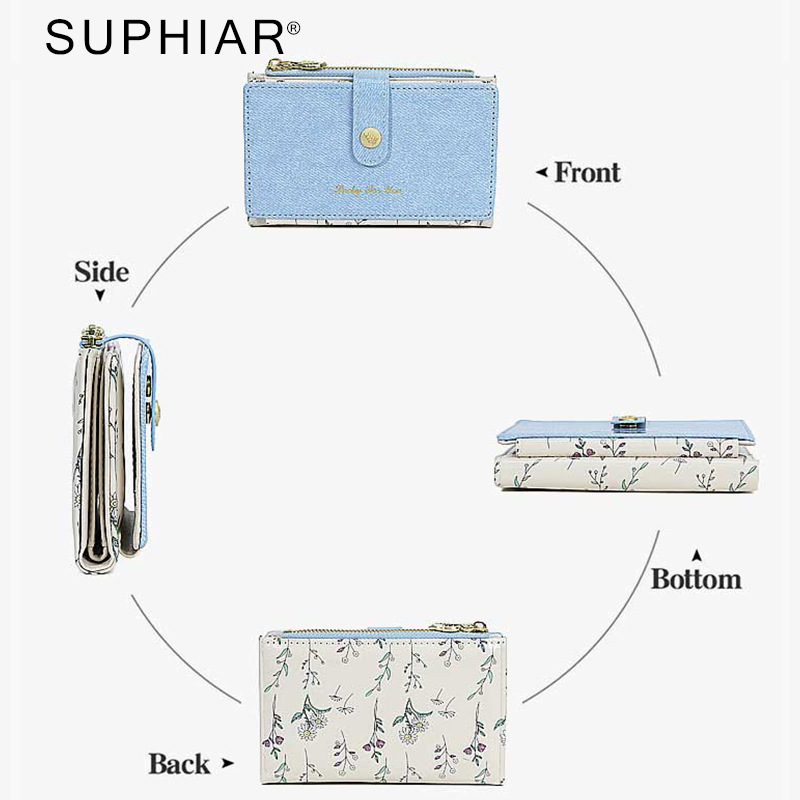 Promoción de tres capas de cremallera bolsa de cambio pu multi tarjeta bolsa de tarjeta en una gran capacidad de billetera larga personalizada