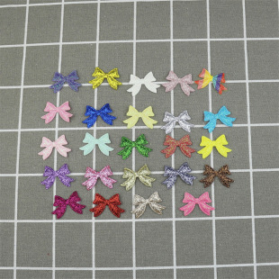 Glitter 3.1cm Bow Embossed Accessories Hair Accessories Headwear Hairpin Handmade Accessories diy Accessories Bow Tie