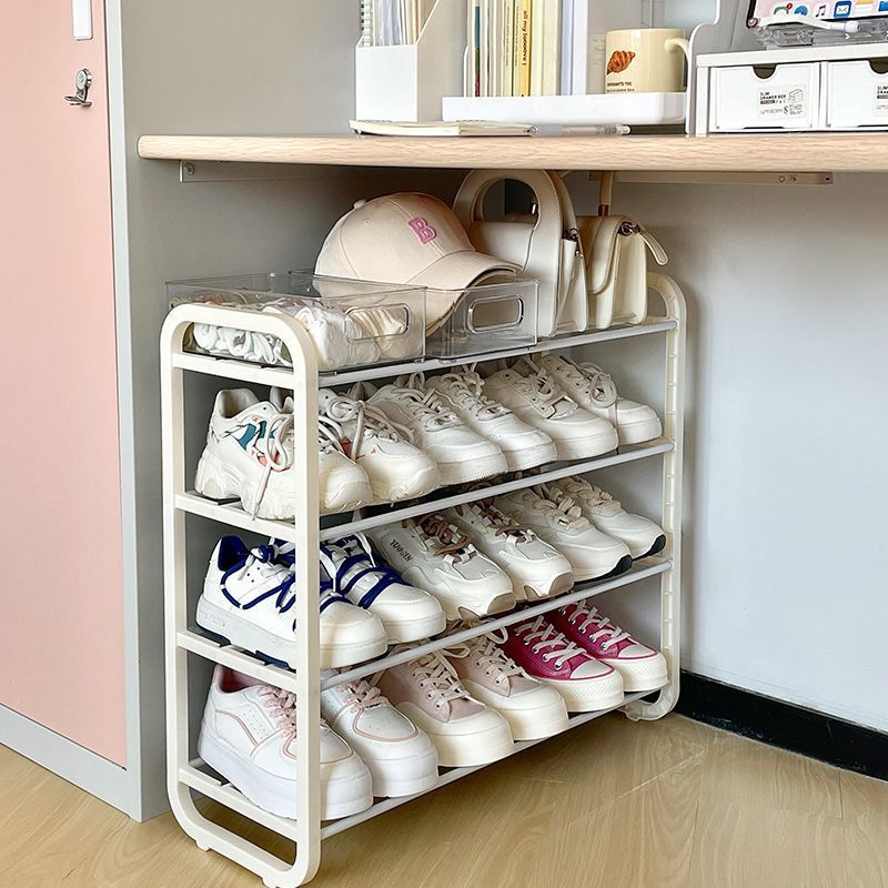 Zapatero simple puerta del hogar estante de almacenamiento de zapatos dormitorio habitación de alquiler estante de zapatos de varios pisos dormitorio dormitorio gabinete de zapatos