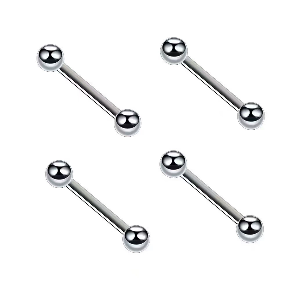 Металлические серьги, пирсинг языка, аксессуар