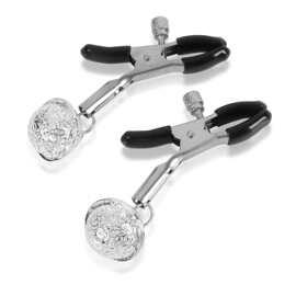 情趣玩具sm厂家镂空铃铛夹子螺丝胶套鳄鱼夹批发胸夹调情乳夹