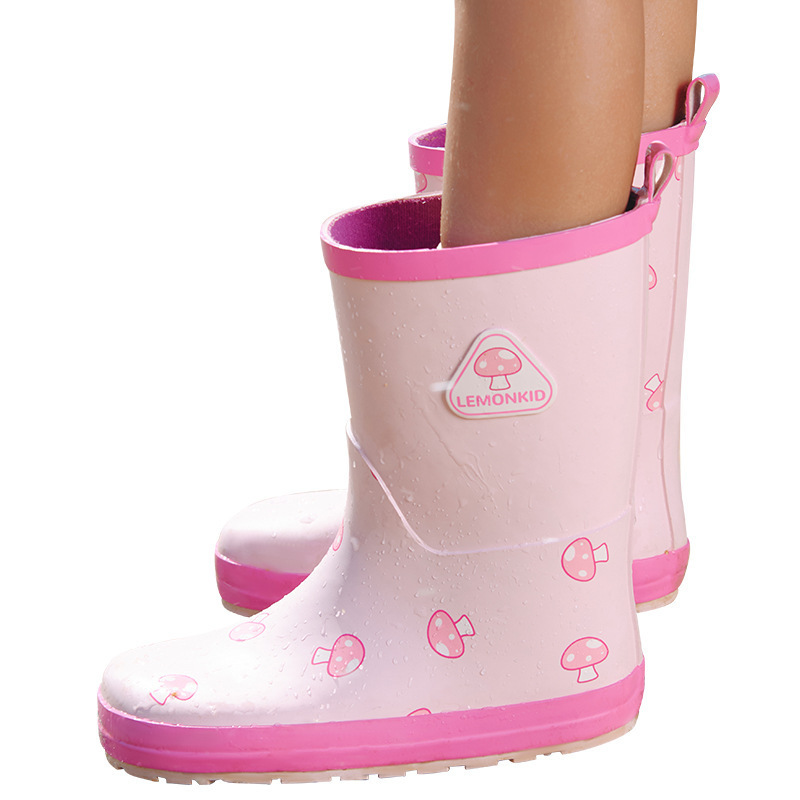 Lemonkid レモンベビー子供用レインブーツ子供用ミッドチューブレインブーツ男の子と女の子防水滑り止めウォーターシューズ卸売|undefined