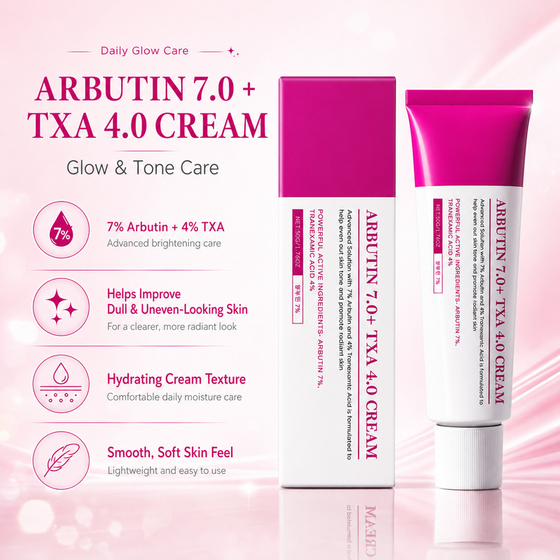 Cross-Border Hot-Selling Product Arbutin 7% + Tranexamic Acid 4% Cream Arbutin Niacinamide Face Cream Cross-Border Hot-Selling Product Arbutin 7% + Tranexamic Acid 4% Cream Arbutin Niacinamide Face Cream
